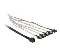 DeLOCK Câble Mini SAS HD SFF-8643 > 4 x SATA 7 Pin, 0,5m