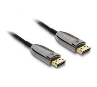 DeLOCK Câble optique actif DisplayPort 2.1 8K 60Hz 40Gbps 15m