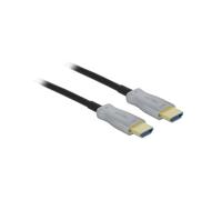 DeLOCK Câble Optique Actif HDMI 2.0 4K 60Hz, 100m, Connecteurs Type A Mâle, HDCP 1.4/2.2, HDR, 18 Gbit/s, Diamètre 5.4mm