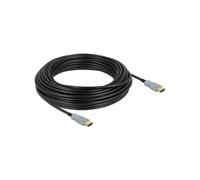 DeLOCK Câble Optique Actif HDMI 2.0 85015 - 20m, HDMI Type A mâle/mâle, 4K 60Hz, 18 Gbit/s, HDCP 1.4/2.2, HDR, Fibre Optique, Ø5.4mm