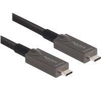 DELOCK Câble optique actif USB-C vidéo + données + PD 8 m