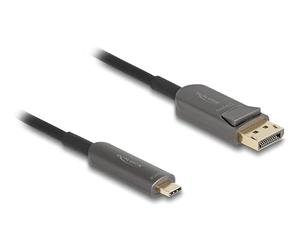 DeLOCK Câble optique actif USB Type-C™ vers DisplayPort 8K 60 Hz 40 Gbps 30 m