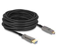 Delock cable optique HDMI Active Optical 5 en 1 8K 60Hz 25 m