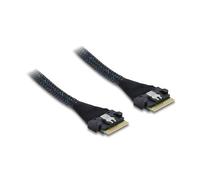 DeLOCK Câble PCIe 4.0 Slim SAS SFF-8654 8i vers Slim SAS SFF-8654 8i 0,5 m