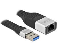 Delock Câble plat FPC USB Type-A à Gigabit LAN 10/100/1000 Mbps 13 cm