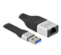 DeLOCK Câble plat FPC USB Type-A à Gigabit LAN 10/100/1000 Mbps 13 cm