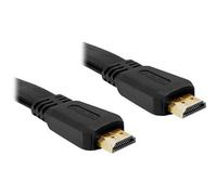 DELOCK Câble plat HDMI Ethernet A -> A mâle/mâle 1.00m 4K