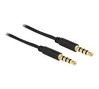 Delock - Câble pour casque micro - mini jack 4 pôles mâle pour mini jack 4 pôles mâle - 3 m - blindé - noir G