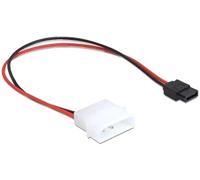 DELOCK 82913 - Câble Molex 4 broches, mâle à Slim SATA 6 broches, femelle, 15 c