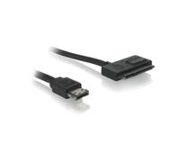DeLOCK Câble Power Over eSATA vers SATA 22pin 0.5m eSATAp Noir - Liaison d'alimentation eSATAp vers SATA 22 broches, Longueur 0.5 mètre, Noir