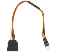 DeLOCK Cable Power SATA 15 Pin Male to Floppy 4 83877 Cable Power SATA 15 Pin Ma