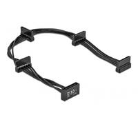 DELOCK Cable Power SATA 15 Pin St > 4x SATA 15 Pin Bu 40cm
