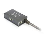 DeLOCK Câble prolongateur USB 2.0 de 10 m active avec concentrateur 4 ports