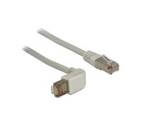 DeLOCK Câble Réseau 0.5m Cat.5e SFTP (S-STP) Gris, Connecteurs RJ-45 Mâle, AWG 26, Référence 83514