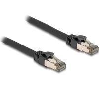 Delock Câble réseau RJ45 Cat.6A U/FTP ultra flexible avec gaine métallique interne 5 m noir (80243)