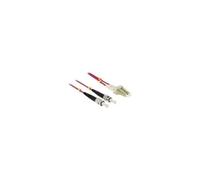 Delock - Câble réseau - ST multi-mode (M) pour LC multi-mode (M) - 10 m - 10 m - fibre optique - 50 / 125 microns - OM4 - sans halogène - violet