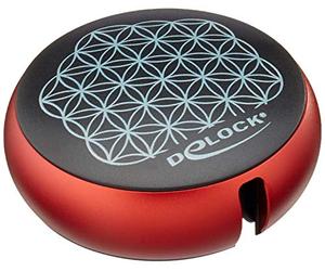 DeLOCK Câble rétractable USB 2.0 Type-A à USB-C™ noir/rouge