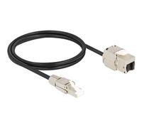 DELOCK Câble RJ45 Keystone RJ45 Cat.6A