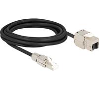 DELOCK Câble RJ45 mâle vers module Keystone RJ45 femelle 3m