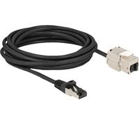 DELOCK Câble RJ45 mâle vers module Keystone RJ45 femelle 5m