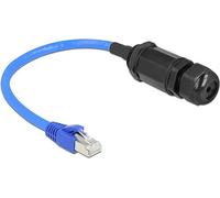 Delock Câble RJ45 mâle vers RJ45 femelle Cat.6 étanche