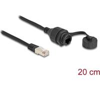 DELOCK Câble RJ50 mâle vers RJ50 femelle à encastrer