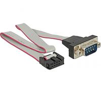 Delock Câble RS-232 série Bu > DB9 mâle 1:1