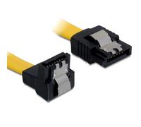 DeLock Câble SATA interne 6 Gb/s 50 cm mâle droit - mâle coudé Jaune