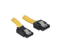 DeLOCK Câble SATA 82472, 0.3m, Jaune, Connecteur SATA Standard, Code SH 84733080, Longueur 30cm pour Connexions Internes.