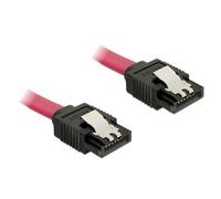 Cable SATA - Câble SATA - Serial ATA 150/300/600 - SATA (F) pour SATA (F) - 1 m - verrouillé, connecteur droite - rouge - pour P/N: 89270, 89271
