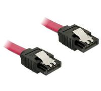 Cable SATA - Câble SATA - Serial ATA 150/300/600 - SATA (F) pour SATA (F) - 1 m - verrouillé, connecteur droite - rouge - pour P/N: 89270, 89271