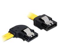 DeLOCK Câble SATA coudé/Droit 6 Gbit/s 0,3 m Jaune