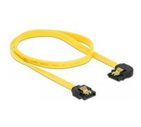 Delock câble sata coudé droit 6 gbit s 0,5 m jaune Jaune G