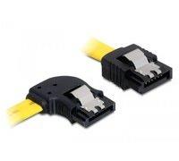 DeLock Câble SATA coudé/Droit 6 Gbit/s 0,7m Jaune