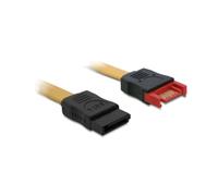 DeLOCK Câble SATA III 82855 - Longueur 0.3m, Connecteur Mâle/Femelle, Couleur Marron, Code SH 84733080