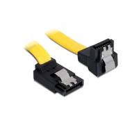 DeLOCK Câble SATA M/M 0.7m Jaune - Interface 6Gbps - Connecteurs Mâle vers Mâle - Longueur 0.7 mètre - Référence 82822