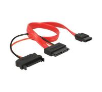 - Câble SATA - SATA Slimline (F) pour SATA, alimentation SATA - 30 cm