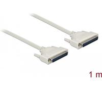 Delock - Câble série - DB-37 (M) à DB-37 (M) - 1,0m - vis à pouce - beige (86878)