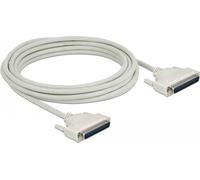 Delock - Câble série - DB-37 (M) à DB-37 (M) - 5,0m - vis à pouce - beige (86881)