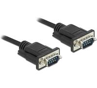 Delock Câble série RS-232 Sub-D9 mâle vers mâle avec boîtier mâle 3 m