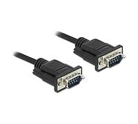 Delock Câble série RS-232 Sub-D9 mâle vers mâle 5 m