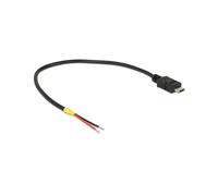 DeLOCK Câble USB 85541 Micro-USB B mâle 0,2 m USB 2.0 Noir