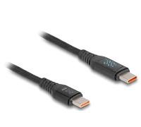 DeLock Câble USB-C mâle à mâle USB 2.0 PD 3.1 140 W Indication de puissance 1,20 m