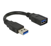 DELOCK 82776 - Rallonge USB 3.0 15 cm prise A / connecteur femelle A