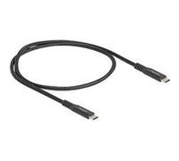 DeLock Câble USB 4.0, C mâle, 100 W, 0,5 m