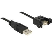 DELOCK Câble USB A -> A mâle/femelle à encastrer 0.50m
