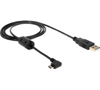 DELOCK Câble USB A -> Micro-B 90° St/St 1.00m sw