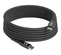 DeLOCK Câble USB-C 2.0 avec gaine textile magnétique