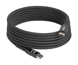 DeLOCK Câble USB-C 2.0 avec gaine textile magnétique