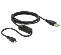 DeLOCK 84803 câble USB USB 2.0 1,5 m USB A Micro-USB B Noir